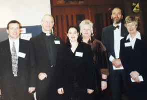 Staff and trustees in 1999.